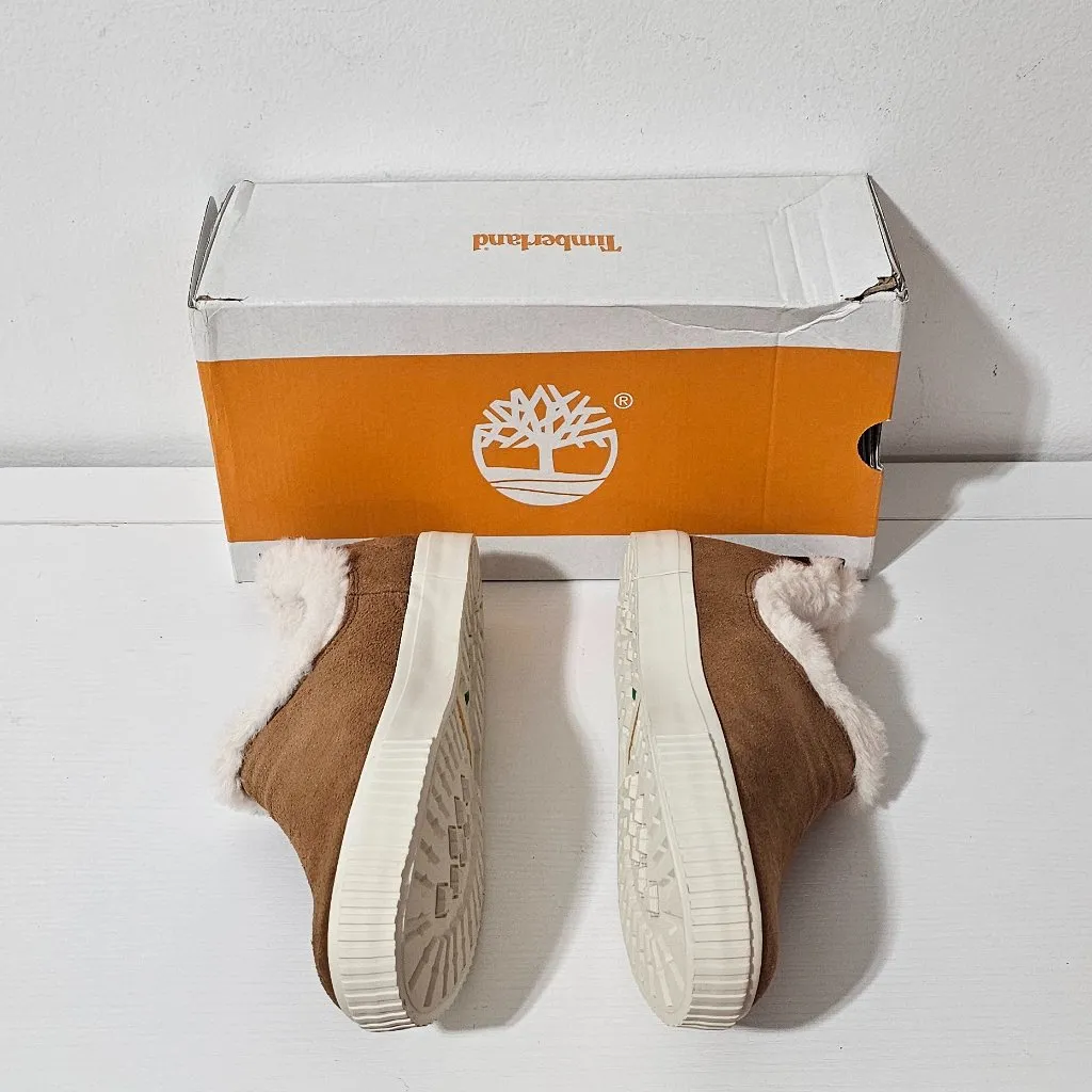 Timberland W's Skyla Bay Warm Lined Slip-On Shoes -Rust Suede -Size 8M -TB0A2CDJ - Image 3