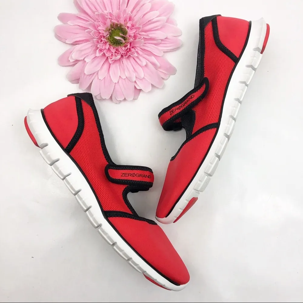 Zero Grand Mary Jane Sneakers: Red - Image 3