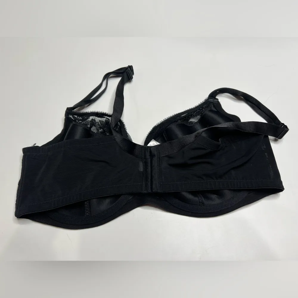 Cacique lane Bryant French full coverage size 42DDD black lace - Image 5