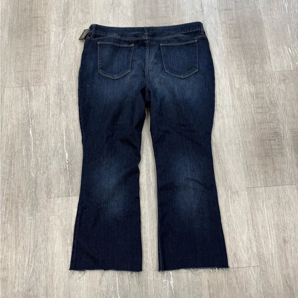 Chico’s Bootcut Dark Wash Jeans - Size 16 Petite - Image 2