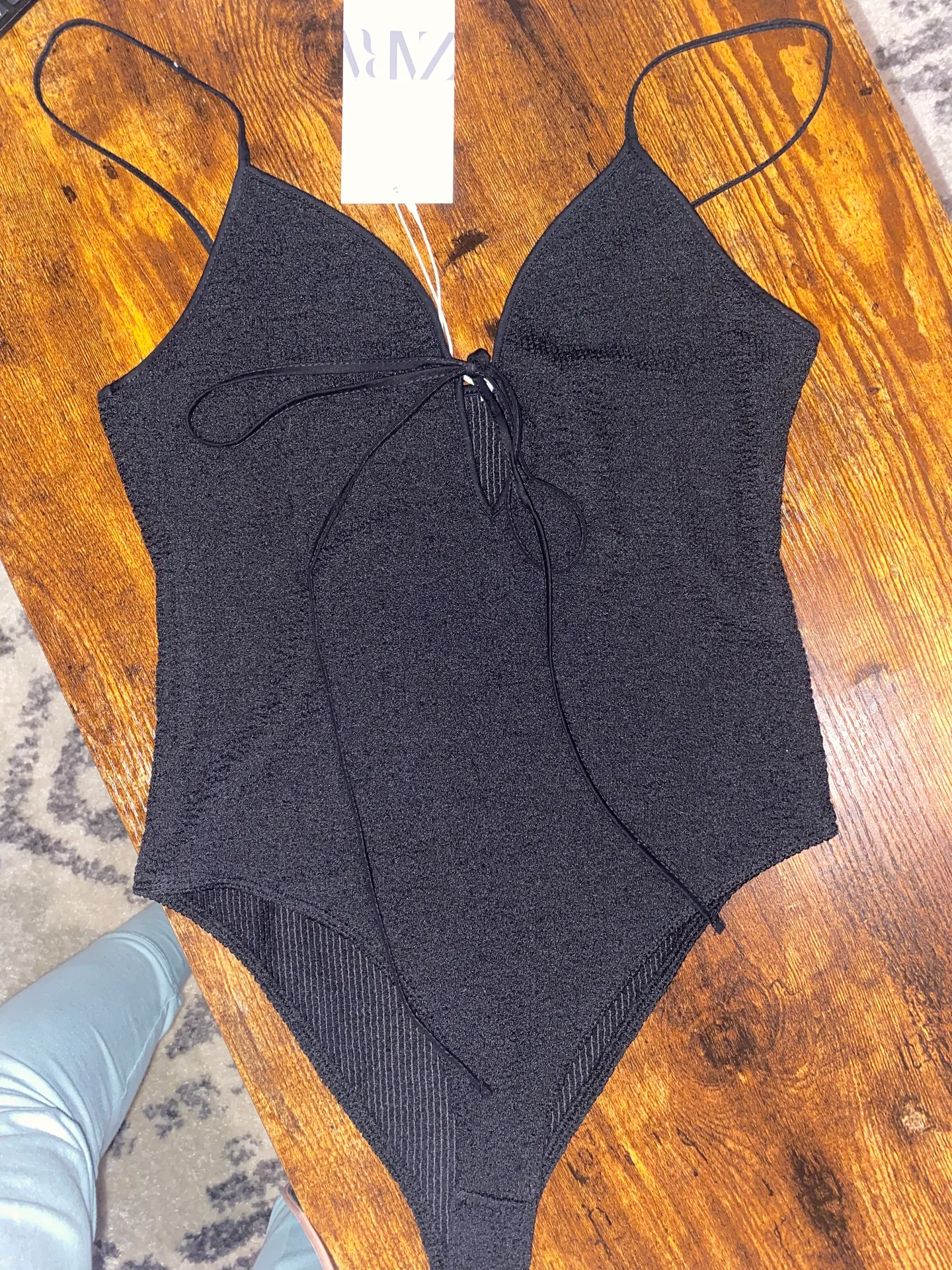 ZARA Textured Bodysuit - Image 3