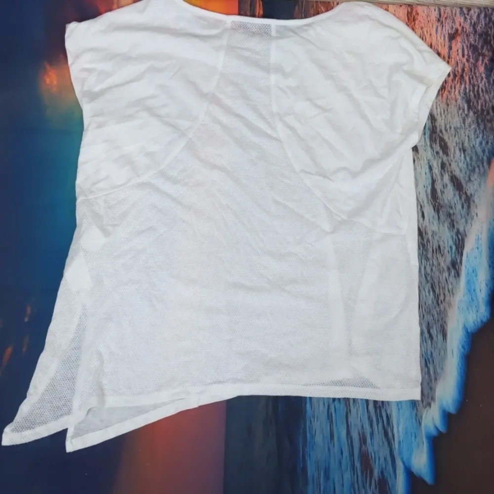 Tommy HILFIGER - white sport mesh top large - Image 6