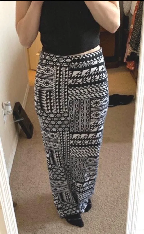 Aztec Tribal Maxi Skirt - Image 2