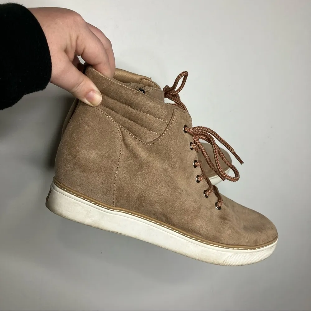 Dr.‎ Scholl’s into groove wedge sneakers size 9 Tan - Image 2