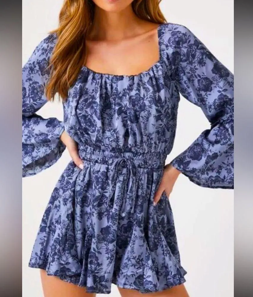 NWT forever 21 off the shoulder romper - Image 2