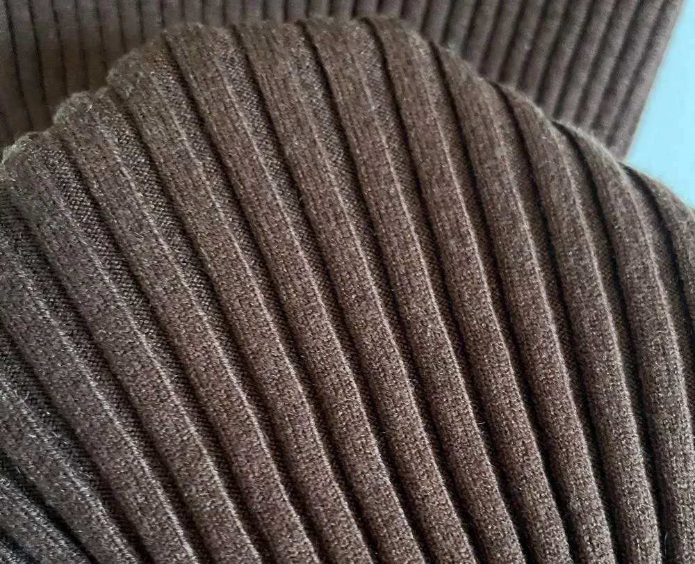 Brown sweater mini dress Size L - Image 5