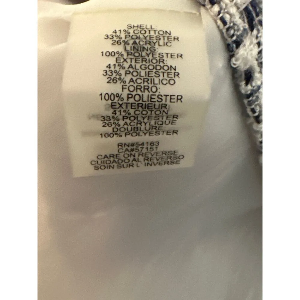 Karl Lagerfeld Paris Sleeveless Professional Tweed Like Dress Size 12 - Image 6