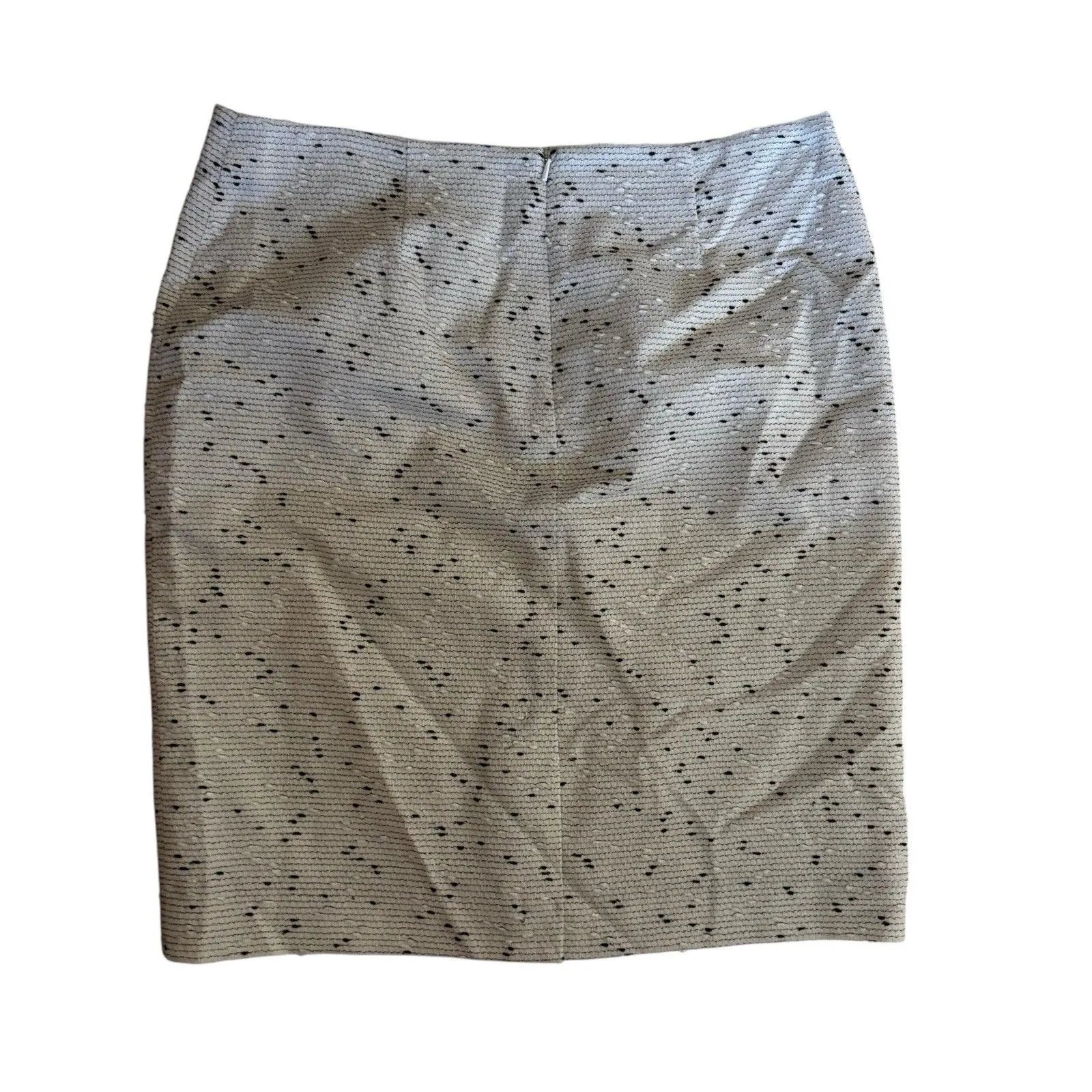 Talbots Mini Pencil Skirt Women 12P Petites Multicolor Speckled Wool Blend Zip - Image 3