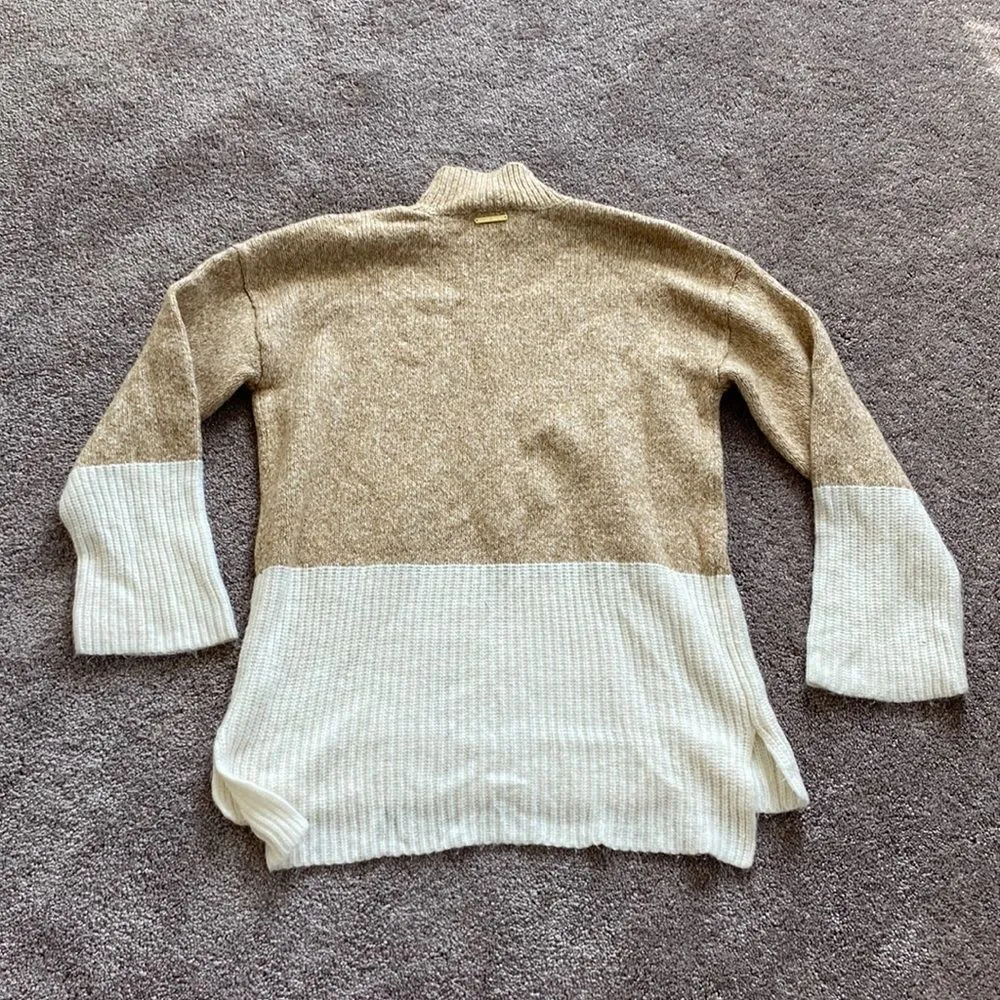 Michael Kors Colorblock Sweater SIZE S White - Image 6