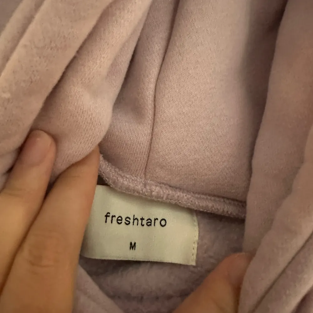 Light Lilac Fleece Hoodie - Image 9