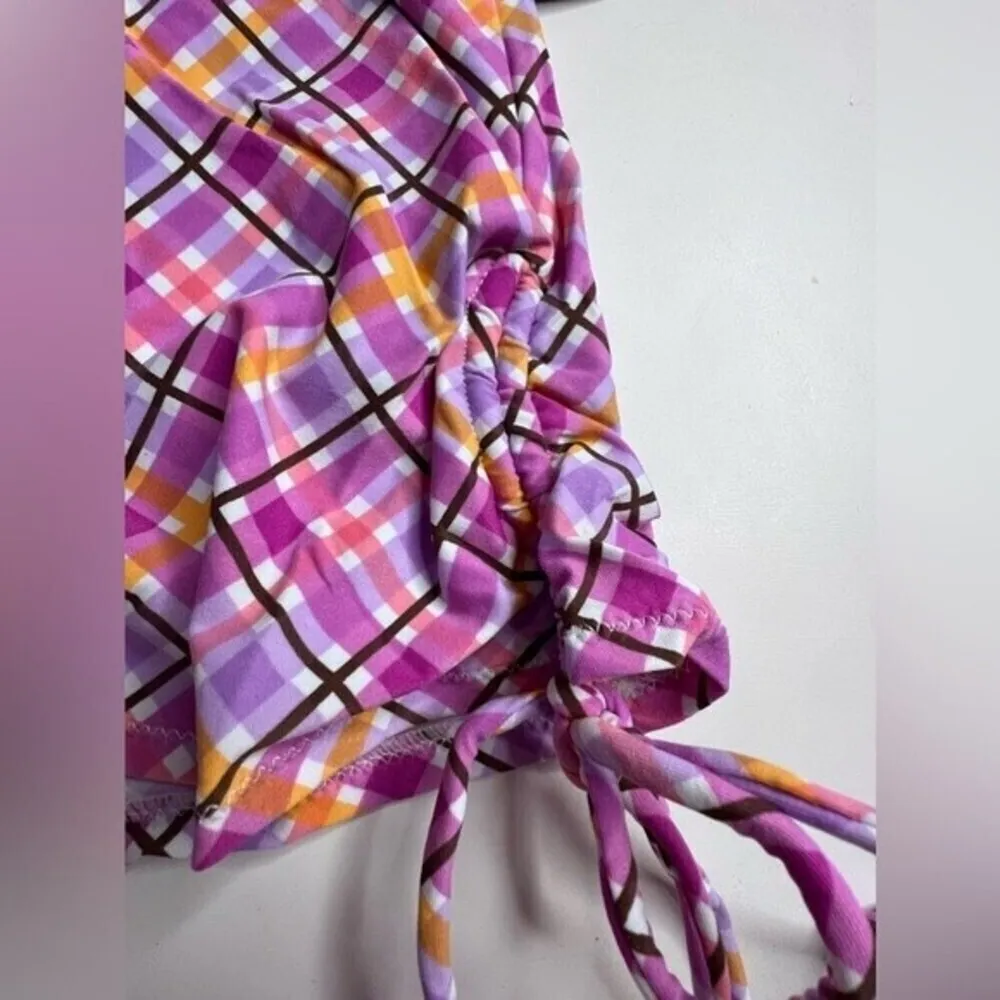 TYR Phoenix Plaid Tankini Top size 14. Pink - Image 5