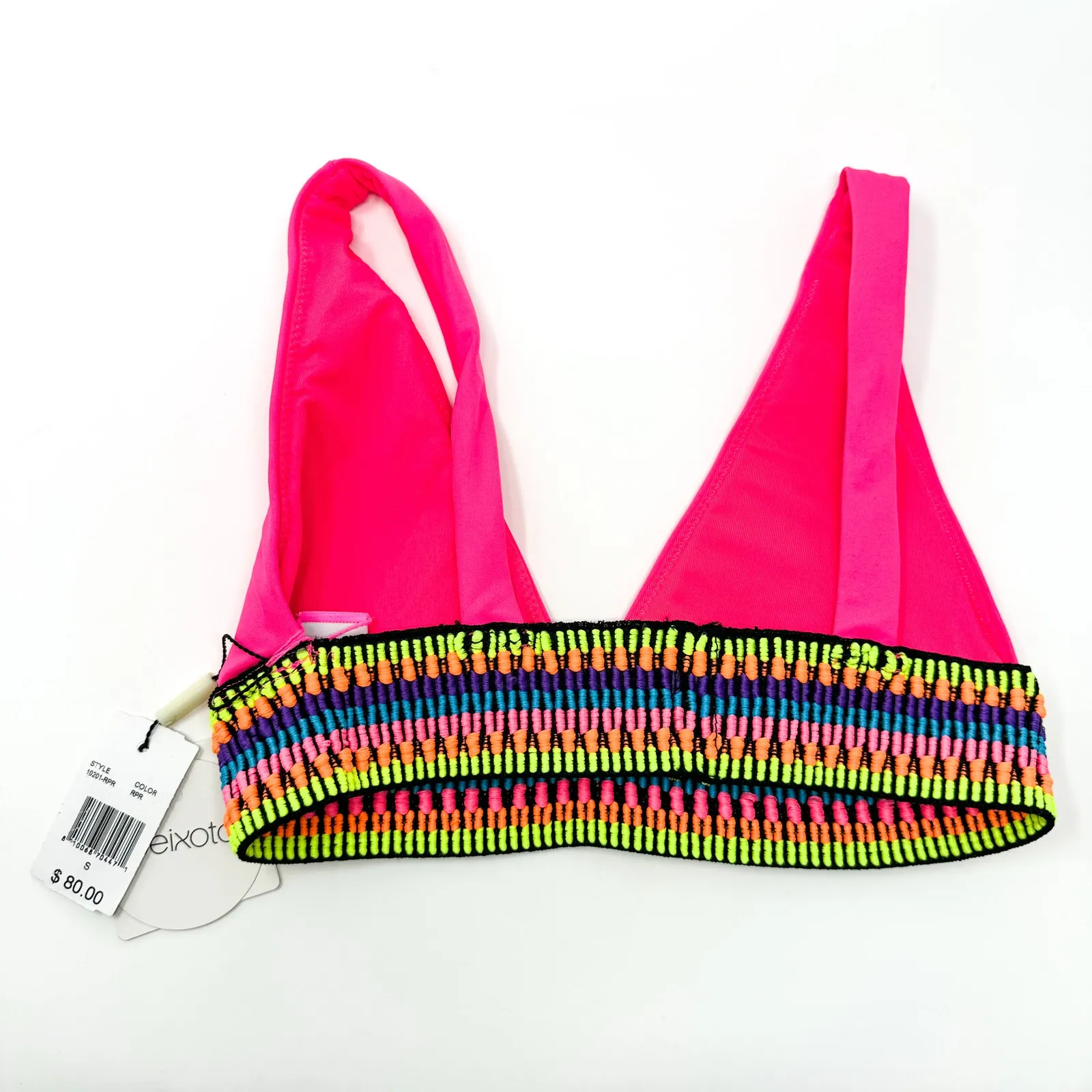 Peixoto Hot Pint Bikini Top Pink - Image 2