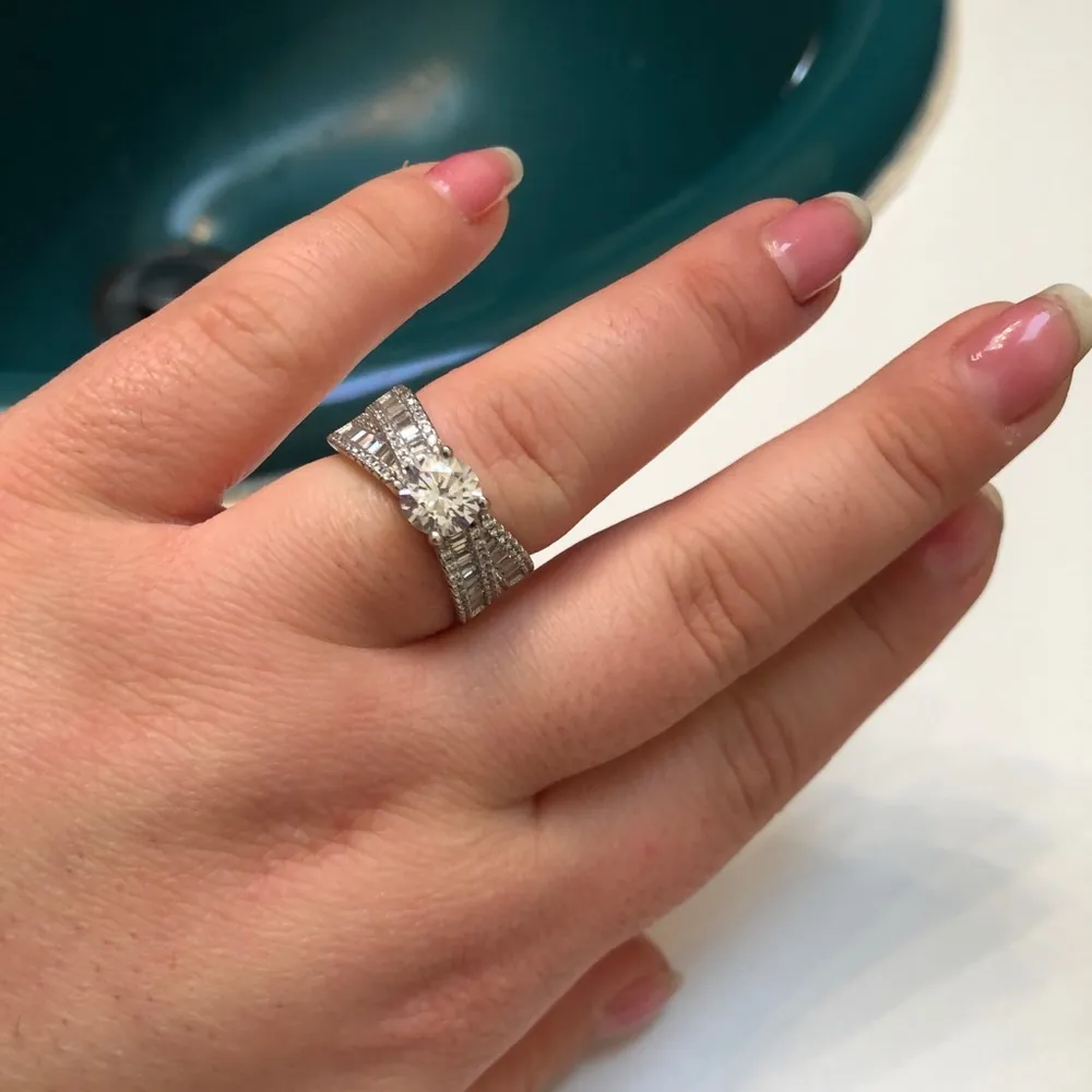 STERLING SILVER CZ RING - Image 5