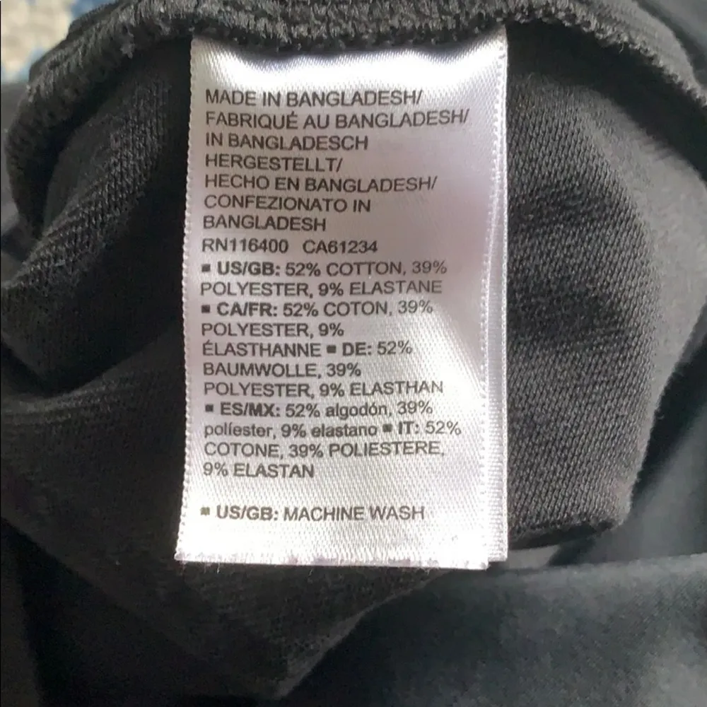 Essentials Mid-rise Black Jeggings - SHORT - Image 5