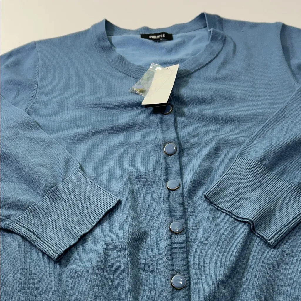 Premise Sky Blue Knit Top - Image 14