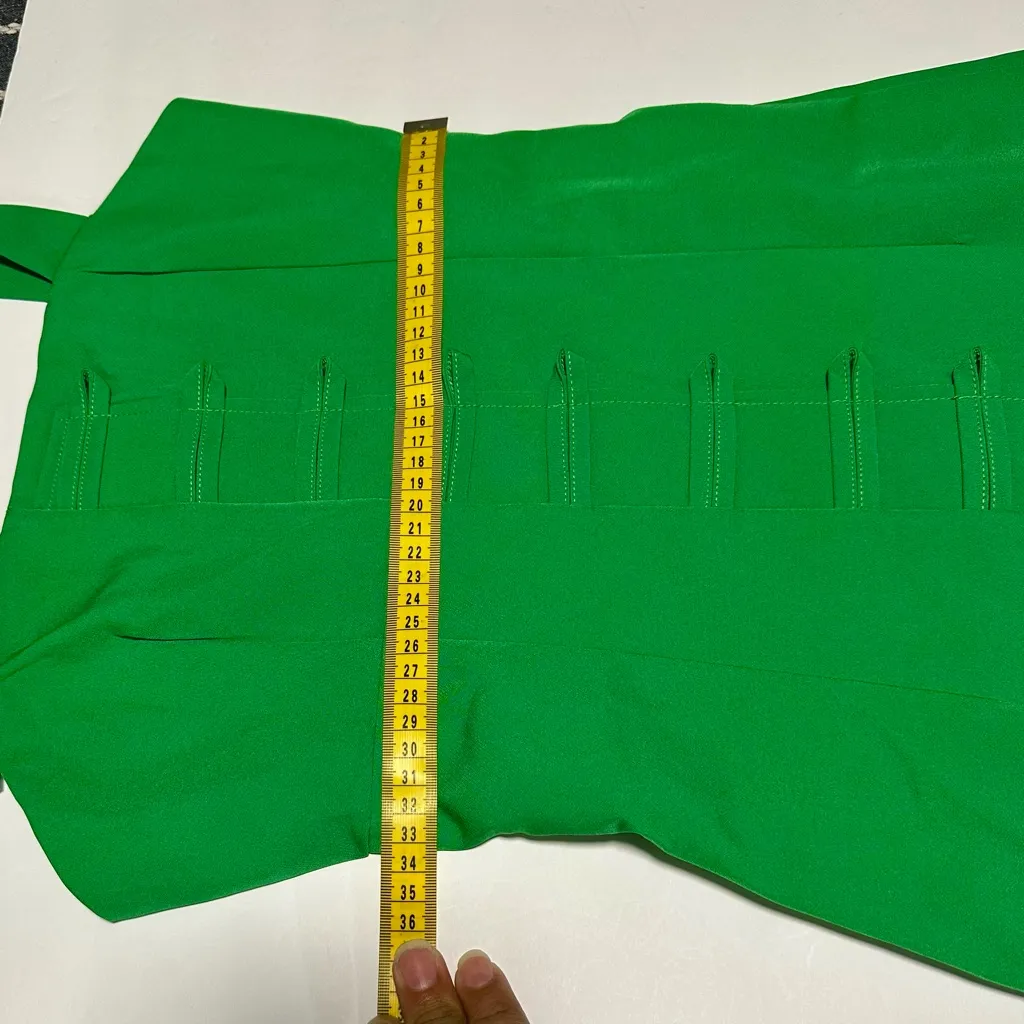 Emerald Green Strapless Sheath Cocktail Dress - Image 6