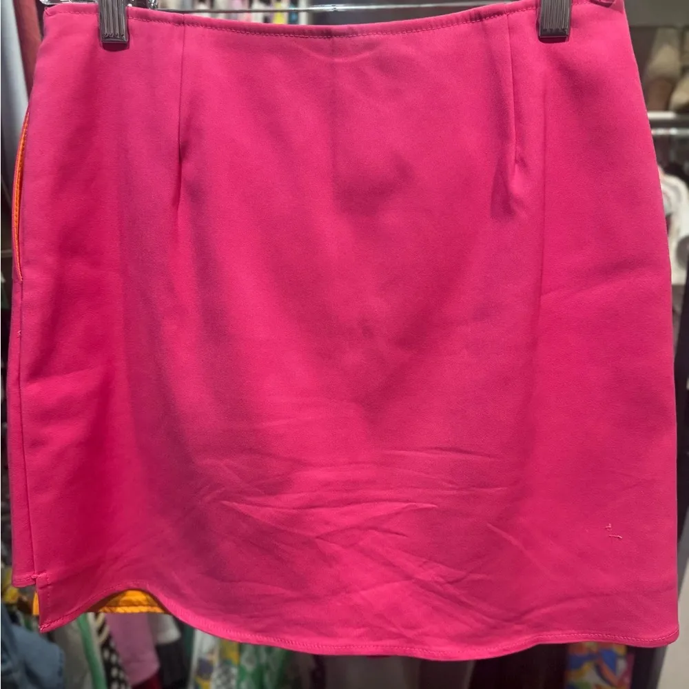 Pink Mini Pencil Skorts for Night Out - Image 7