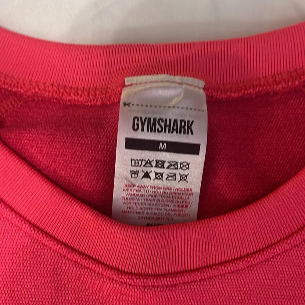 Gymshark Adapt Ombre Seamless Long Sleeve crop top - Pink/Red! - Image 5