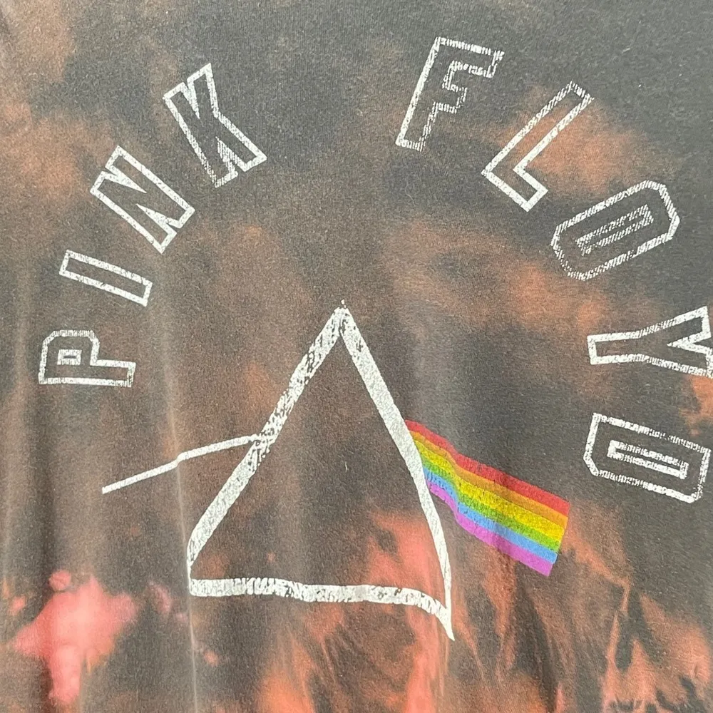 Pink Floyd 𝅺 Bleach Dyed Distressed Band Tee - Image 2