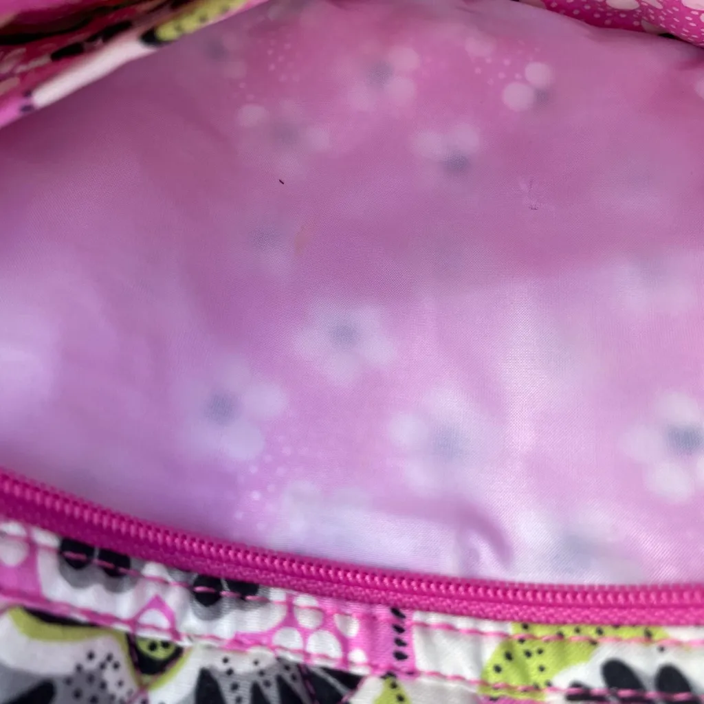 Vera Bradley Priscilla Pink Hanging Foldable Cosmetics Toiletry Bag - Image 6