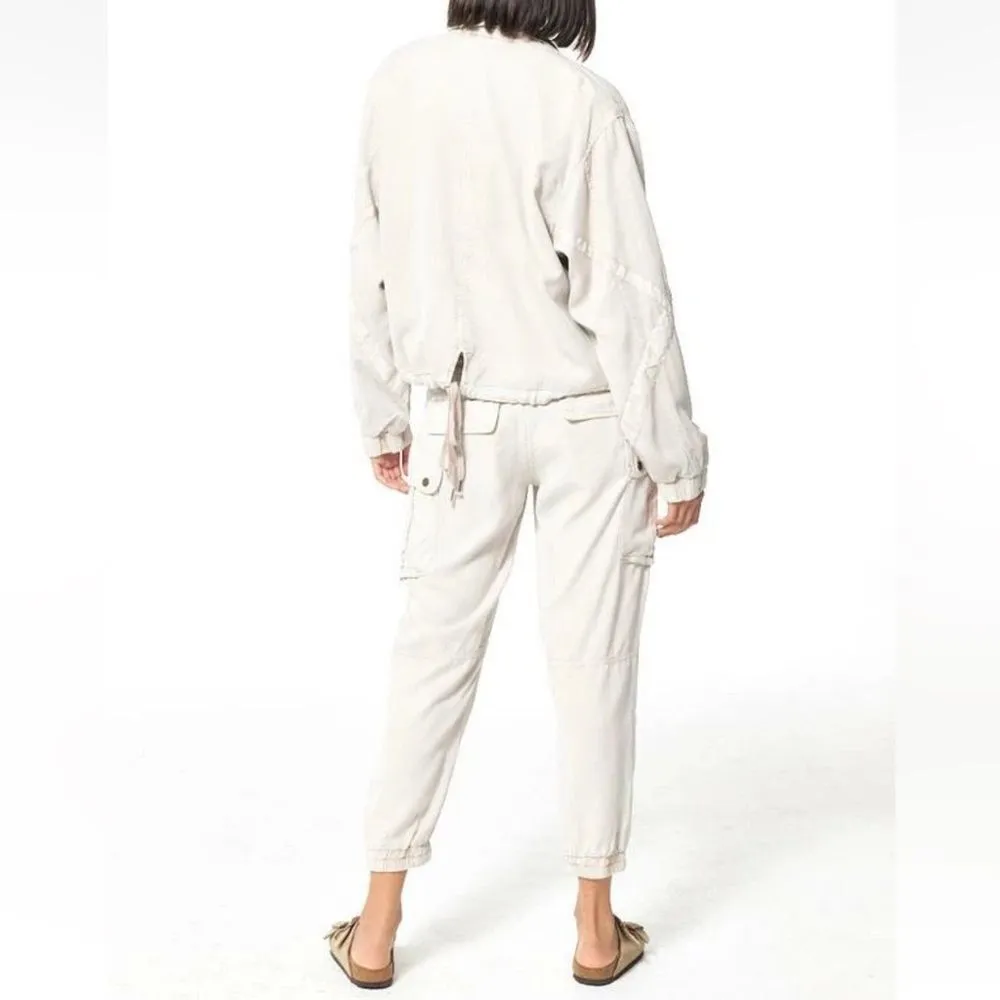 NWOT Young Fabulous & Broke Clara Utility Bomber Jacket Size S - Image 3