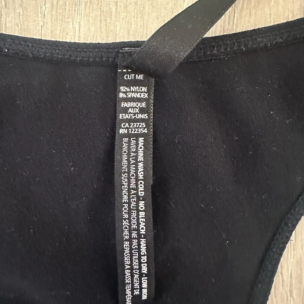 Babaton  Black Fitted Backless Tank Top - Image 6