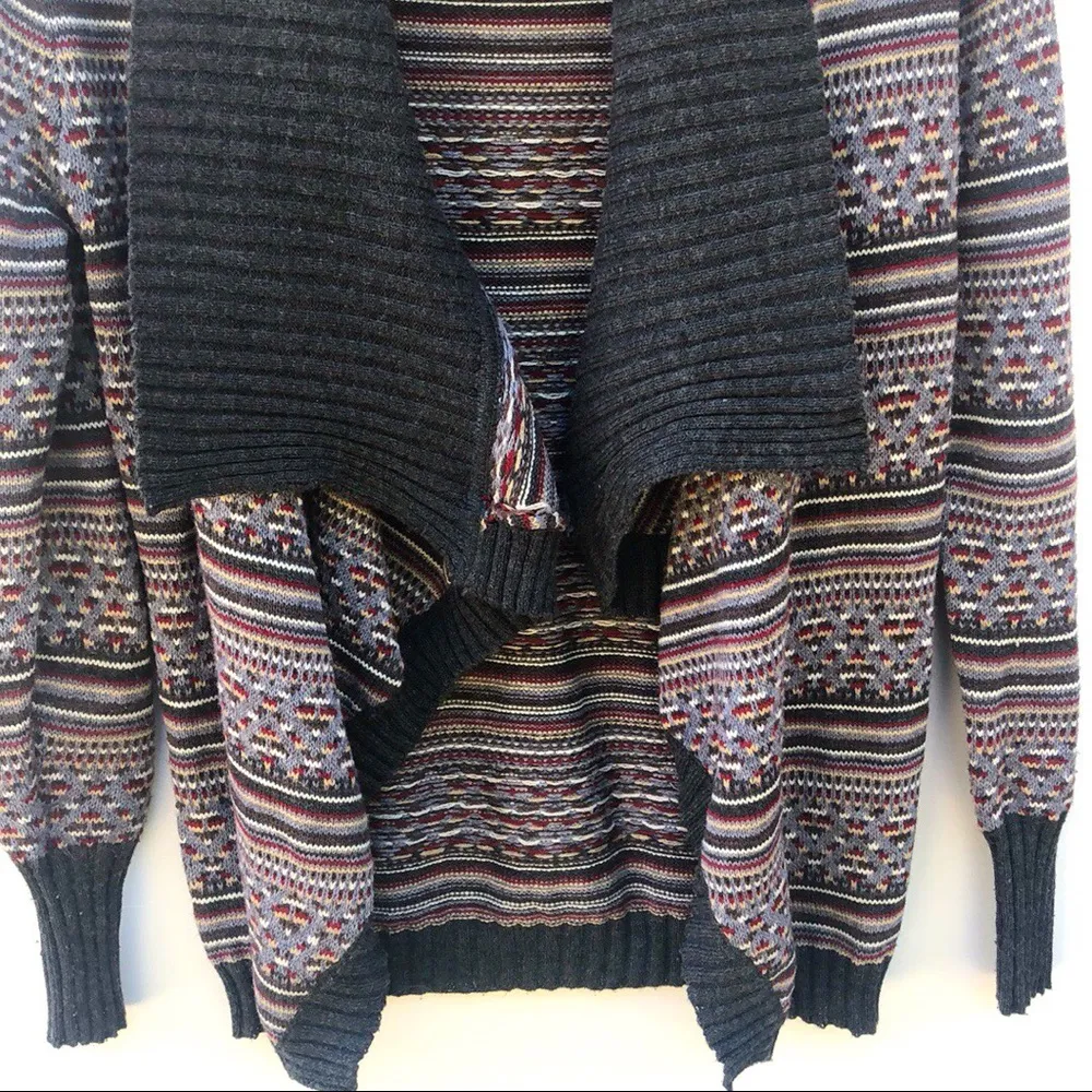 Love Madly Knit Cardigan Acrylic open Sweater - Image 5
