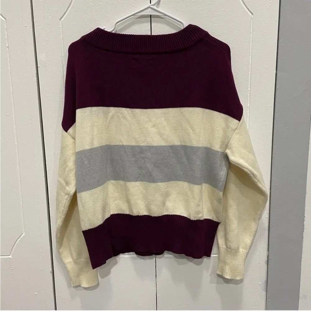 Lucky Brand Tri-Colored Crewneck Sweater - Image 2