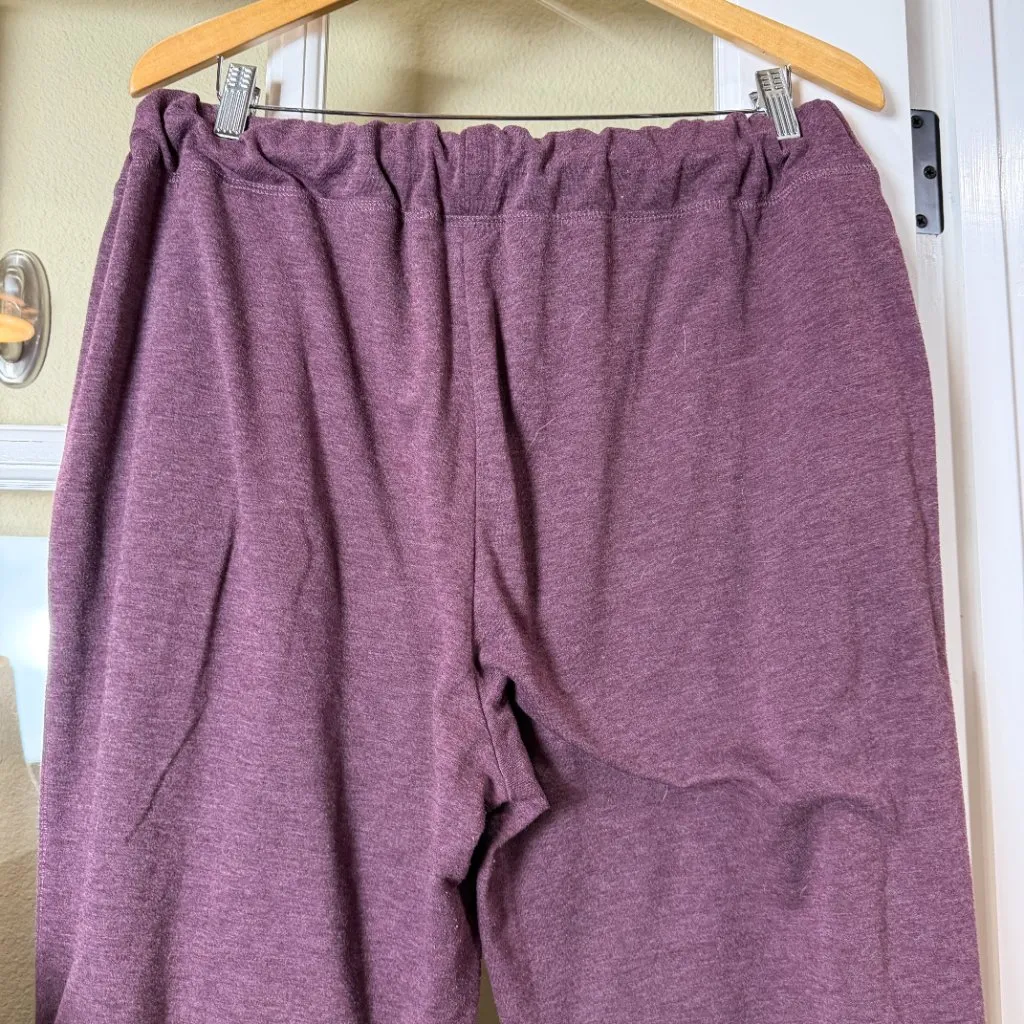 Good Vibes Maroon Sweatsuit Crewneck & Jogger Pants Set Size XL Red - Image 13