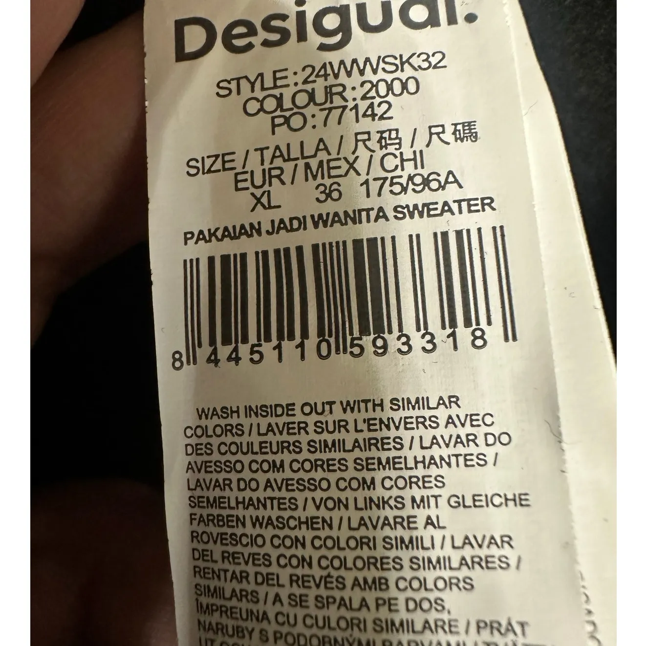 Desigual Cotton Sweatshirt New - Image 7