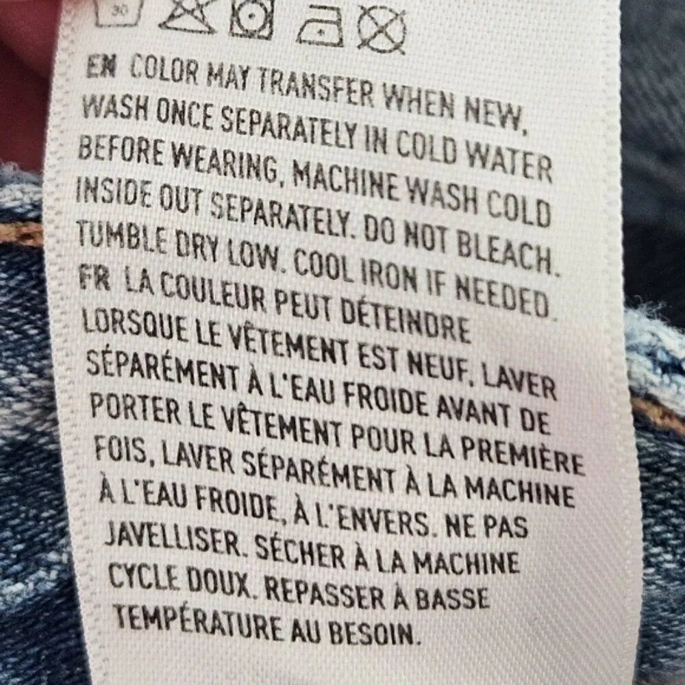 American Eagle Size 000 Distressed RELAXED MOM JEANS - Image 8