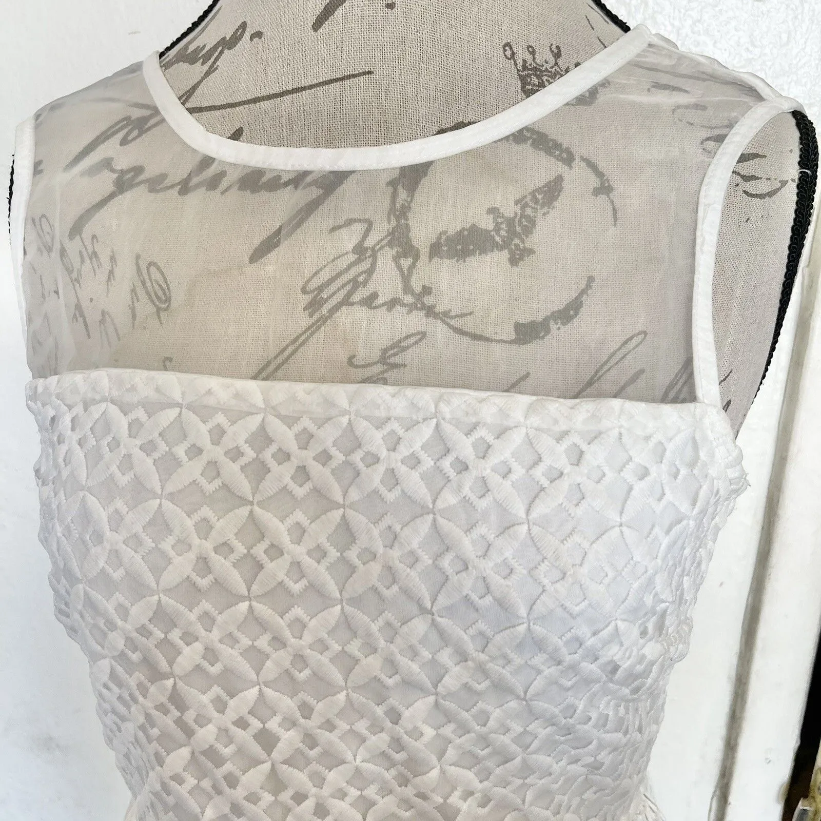 Romeo Juliet Couture Womens Dress Sz Medium White Wedding Bridal Shower Party - Image 6