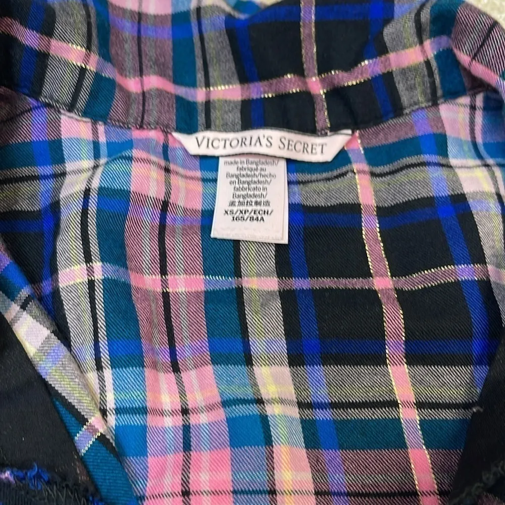 Victoria’s Secret Plaid Pajama Top - Image 3