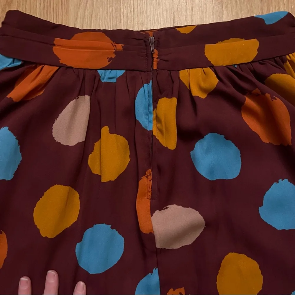 NWOT ModCloth Momentous Moxie Polkadot Flared Midi Skirt Pockets Women’s Size M - Image 14