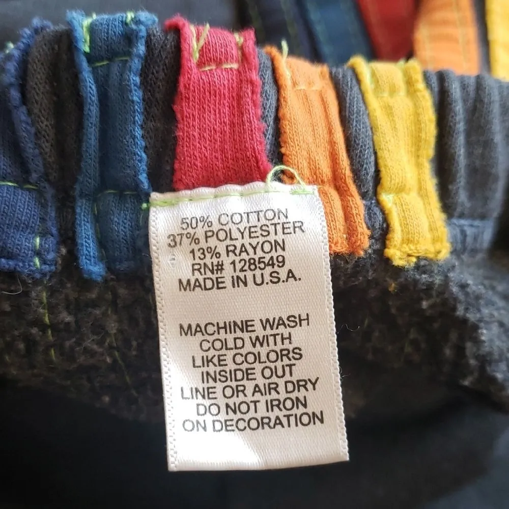 Aviator Nation Blue Chic Edgy Feminine  Trendy Retro Athleisure Pants Size M - Image 4