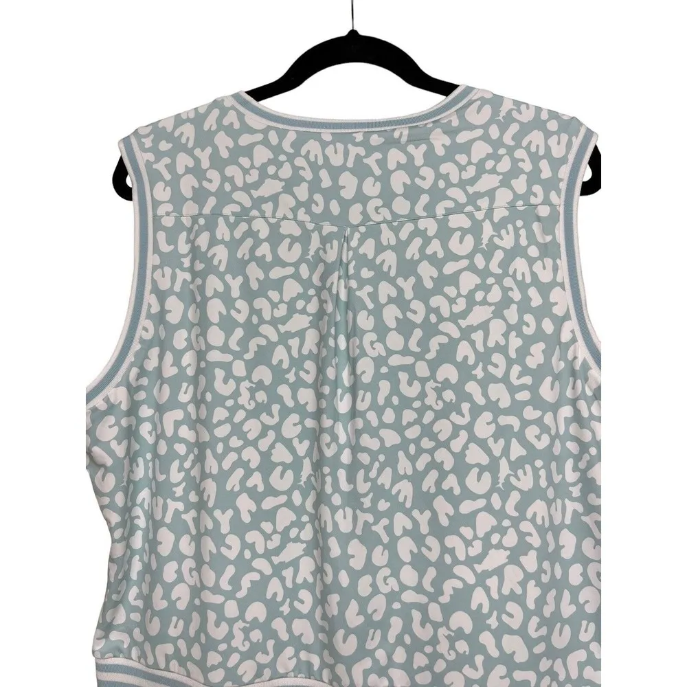 William Murray Golf Lacey Sleeveless Blue Dress For Estaban Women’s Size XXL - Image 4