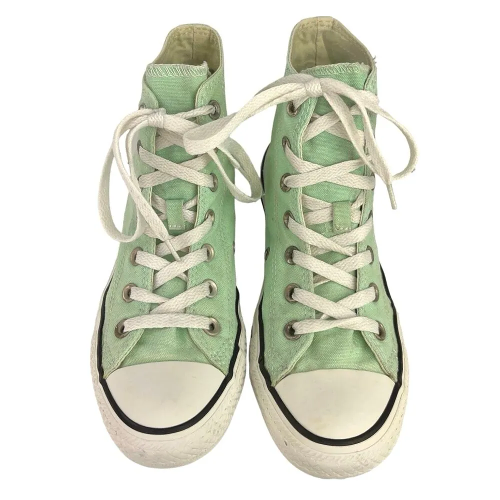 Converse Chuck Taylor All Star Hi Beach Glass Green High Top Sneakers Shoes 7 - Image 2