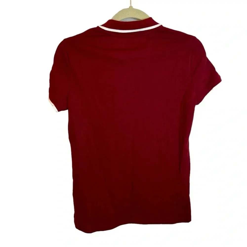 NWT NAUTICA PREPPY MAROON POLO - Image 2