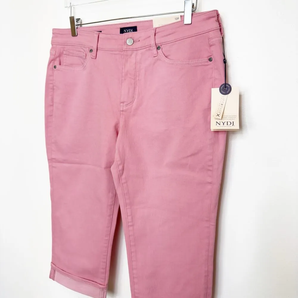 NWT NYDJ Women's Marilyn Cropped Cuff Jeans 12P - Image 2