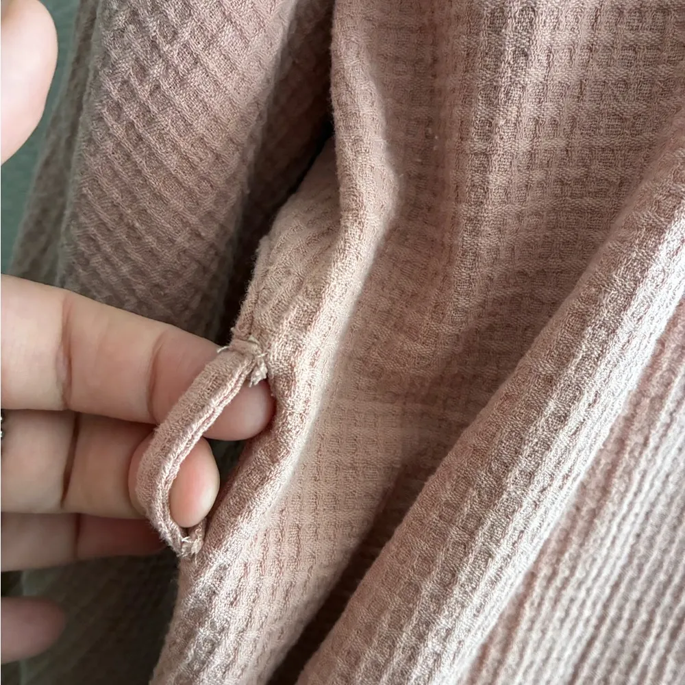 Free People Blush Oversized Cotton Romper XS - Image 11