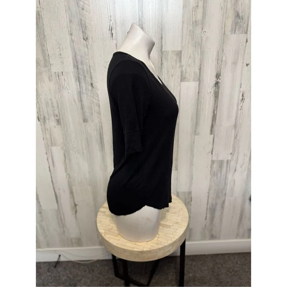 H&M  basic black top - Image 3