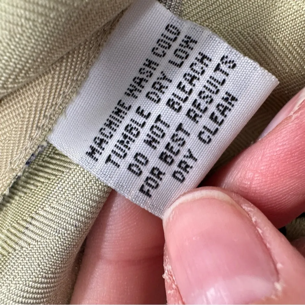 Tommy Bahama Tan Floral Silk Mini Skirt Womens 4 Tropical Hawaiian Vintage 90s - Image 7