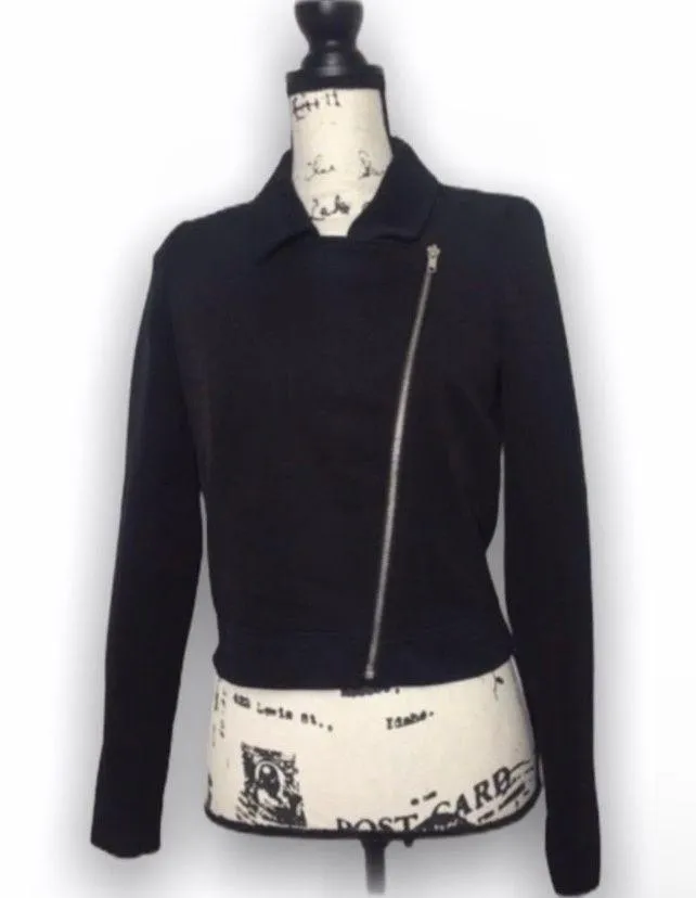 Elegante black zipper jacket Size XS - Image 2