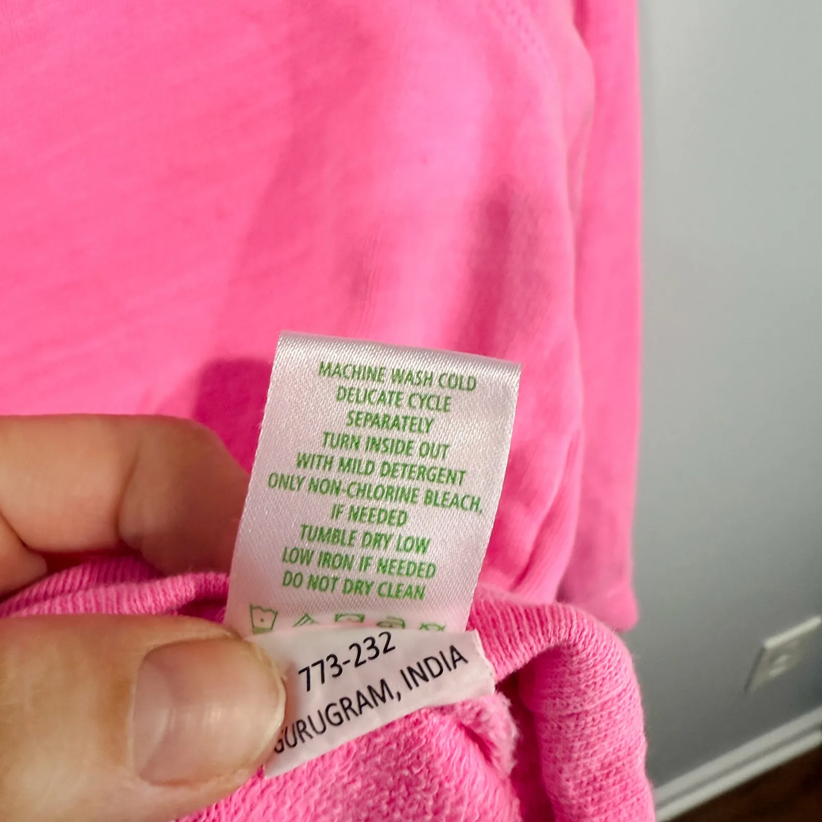 Lilly Pulitzer Ashlee Half Zip Pink Terry Pullover Size Small - Image 6