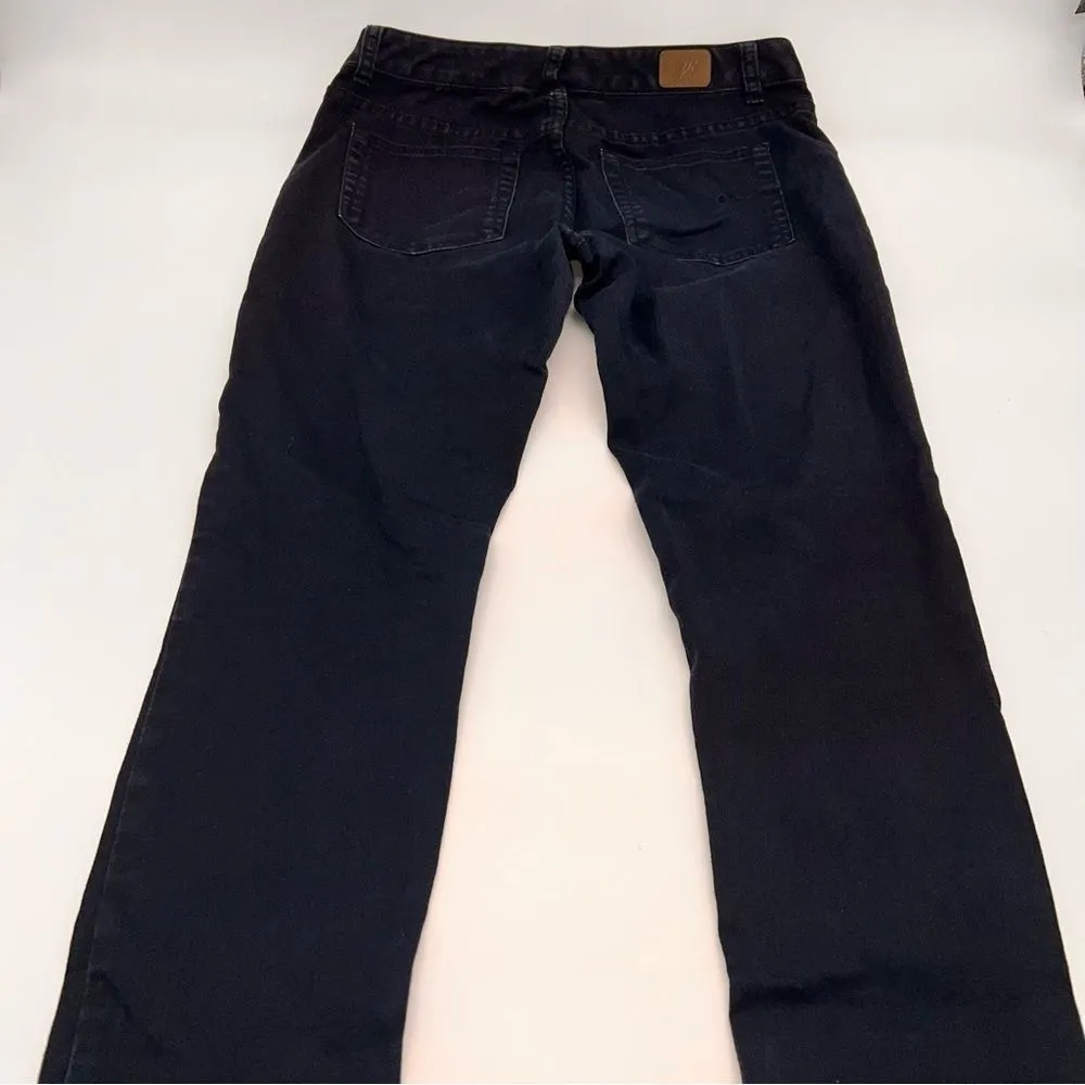 American Rag Curvy Juniors Dark Blue Denim Jeans Mid Rise Skinny Leg Size 5R - Image 3