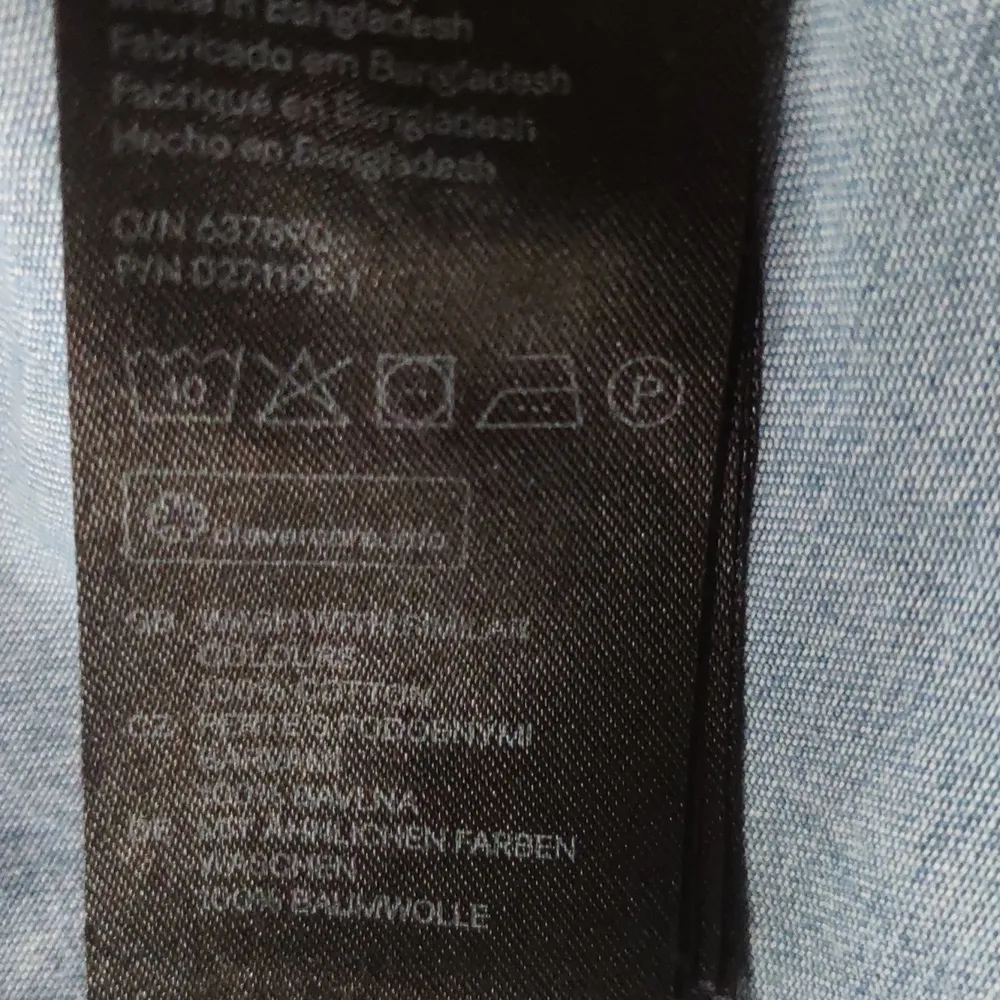 Divided  jean shirt. (#0911) - Image 6