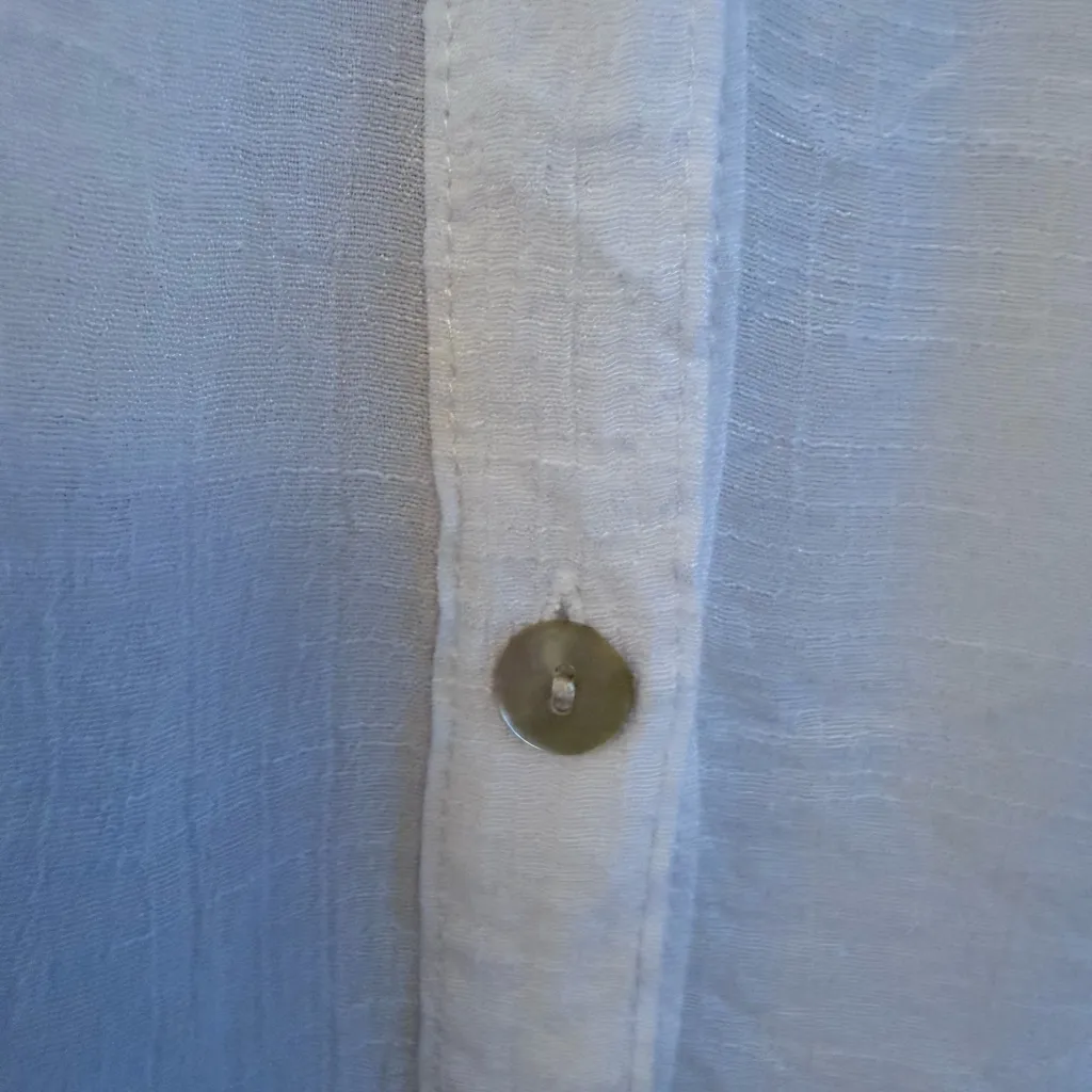 Figluerola&flower button down blouse SM. White Size undefined - Image 4