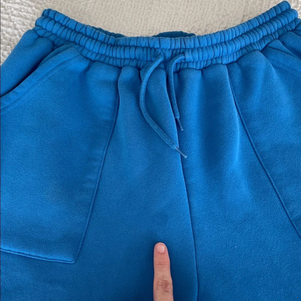 WHITE FOX Offstage Relaxed Jogger Sweatpants Vol. 3 in Azure Blue Size M - Image 9