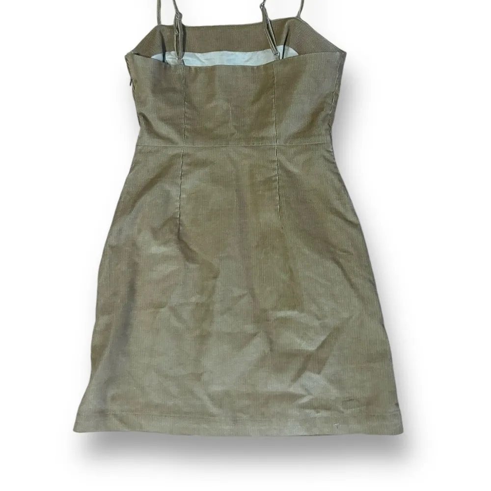 Aritzia Wilfred ISABELLE corduroy dress overall Golden Amber Size 00 XXS Mini - Image 5