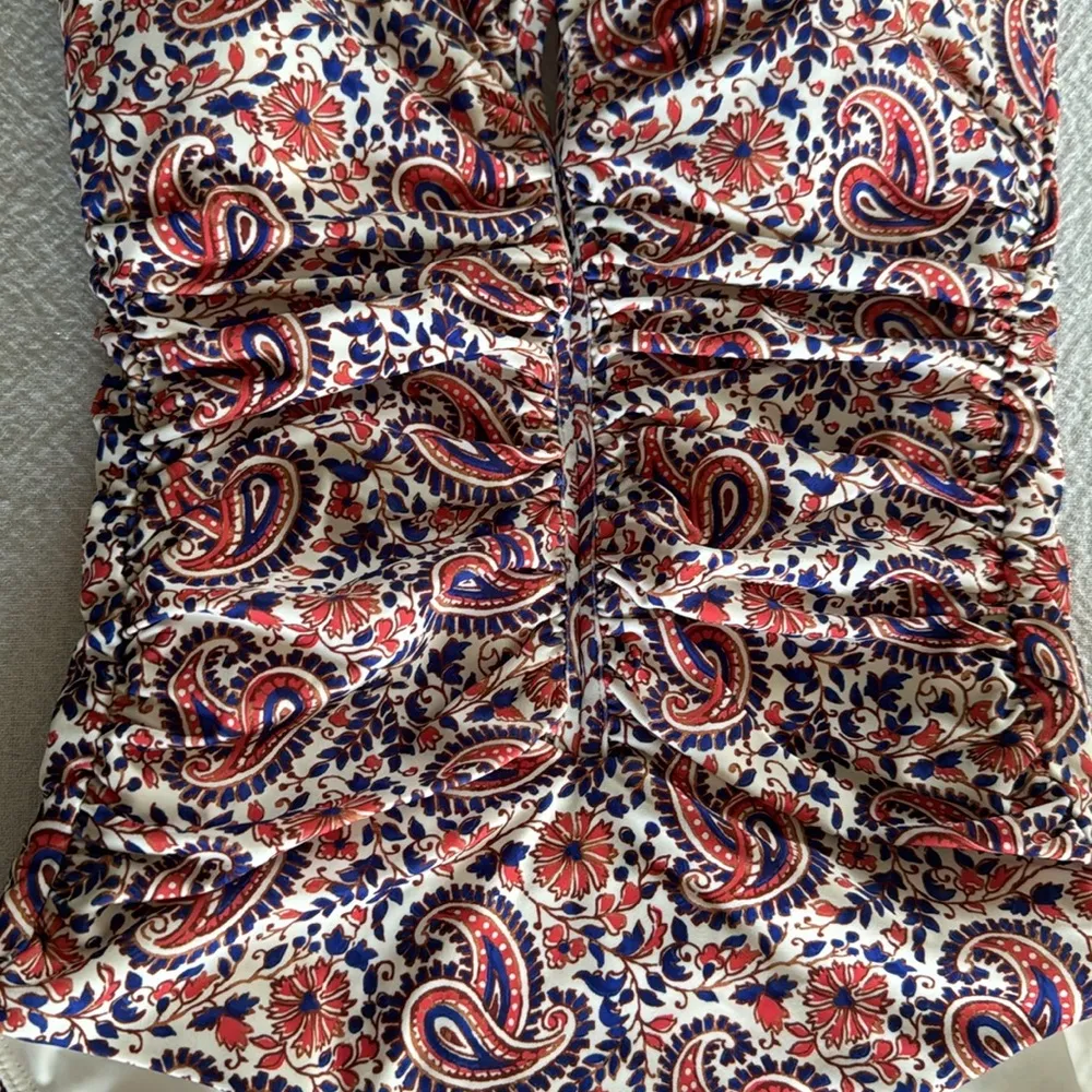 Veronica Beard Hazina Paisley Ruched One-Piece Swimsuit, X-Small, $328 - Image 13